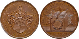 German States: Hildesheim. Bronze Medal, 1842. PCGS SP65