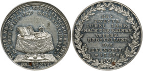 German States: Nuremberg. White Metal Medal, 1717. PCGS AU58