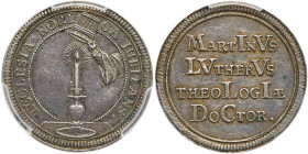 German States: Nuremberg. Silver Strike of Ducat, 1717 (Chronogram). PCGS MS61