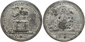 German States: Nuremberg. White Metal Medal, 1730. PCGS UNC