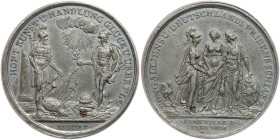 German States: Nuremberg. White Metal Medal, 1801. PCGS AU53