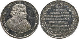 German States: Nuremberg. Silver plated Bronze Medal (Jetton), 1817. PCGS SP63