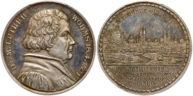 German States: Nuremberg. Silver Medal, 1921. PCGS SP63
