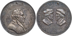 German States: Prussia. Silver Medal, 1817. PCGS AU