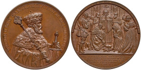German States: Prussia. Bronze Medal, 1839. PCGS SP65