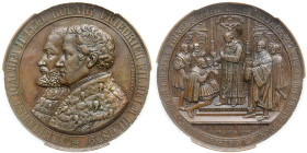 German States: Prussia. Bronze Medal, 1839. PCGS UNC
