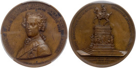 German States: Prussia. Bronze Medal, 1840. PCGS MS62