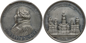 German States: Prussia. White Metal Medal, 1868. PCGS UNC