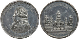 German States: Prussia. White Metal Medal, 1868. PCGS SP60