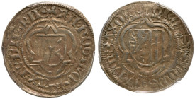 German States: Saxony. 1/2 Sword Groschen (14)88. PCGS VF