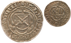 German States: Saxony. 1/2 Sword Groschen, ND. PCGS VF30