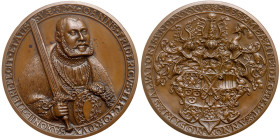 German States: Saxony. Bronze Cast Medal, 1535. XF