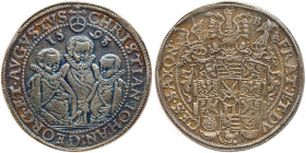 German States: Saxony. Taler, 1593-HB. PCGS XF