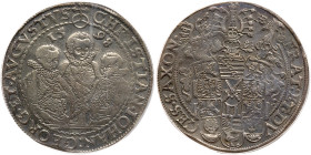 German States: Saxony. Taler, 1598-HB. PCGS XF