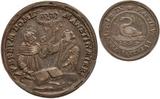 German States: Saxony. Reformation Silver Medal, 1617. PCGS EF40