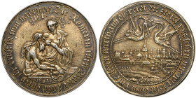 German States: Saxony. Silver Medal, (1626). VF