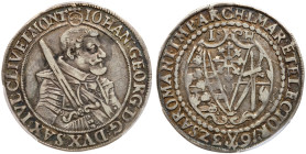 German States: Saxony. 1/4 Taler, 1632-HI. PCGS XF