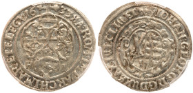 German States: Saxony. 1/24 Taler (Groschen), 1633-HI. PCGS MS61
