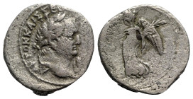 Vespasian (69-79). Egypt, Alexandria. BI Tetradrachm (25mm, 10.91g, 12h), year 2 (69/70). Laureate head r.; date below chin. R/ Nike advancing l., hol...
