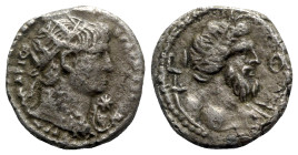 Trajan (98-117). Egypt, Alexandria. BI Tetradrachm (23mm, 9.96g, 12h), year 19 (AD 115/6). Radiate bust r., with aegis; star before. R/ Bust of Nilus ...