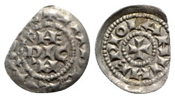 Italy, Milano, Enrico III-V (1039-1125). BI Denaro Scodellato (15mm, 0.53g). Biaggi 1413. Edge chipped, Good VF