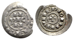 Italy, Milano, Enrico III-V (1039-1125). BI Denaro Scodellato (17mm, 0.48g). Biaggi 1413. Edge chipped, Good VF