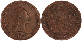 Austria 6 Kreuzer 1800 B