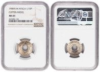 British West Africa 1/10 Penny 1908. NGS MS 65
