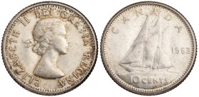 Canada 10 Cents 1963