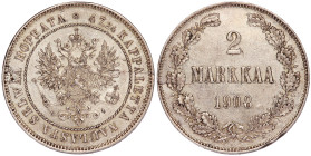 Finland under Russia 2 Markkaa 1908 L
