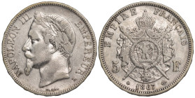 France 5 Francs 1867-BB