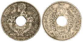 French Indochina 5 Cents 1938