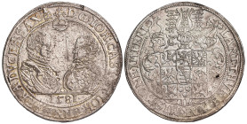 Germany Saxe Coburg Eisenach Thaler 1581