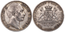 Germany States Bavaria 1 Vereinsthaler 1858