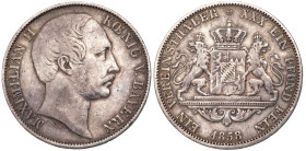 Germany States Bavaria 1 Vereinsthaler 1860