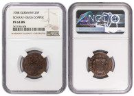 Germany 25 Pfennig 1908. NGC PF 64 BN
