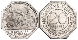 Germany 20 Pfennigs 1920-1921. Proof