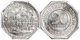 Germany 20 Pfennigs 1920-1921. Proof