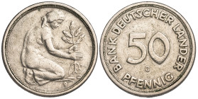 Germany 50 Pfennig 1949 Mint Error
