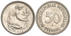 Germany 50 Pfennig 1949 Mint Error