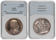 Great Britain 1 Crown 1902. NNC MS 64