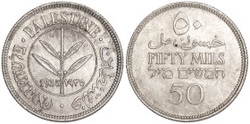 Palestine British Mandate 50 Mils 1935