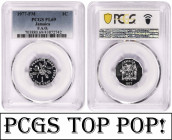 Jamaica 1 Cent 1977-FM. PCGS PL 69. PCGS population in PL 69: 1 (0 Finer)! TOP POP!