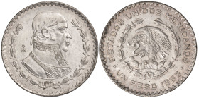Mexico 1 Peso 1963 Mo