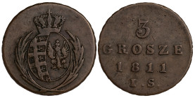 Poland 3 Grosze 1811 IS