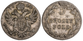 Russia for Poland 5 Groszy 1820 IB