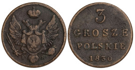 Poland 3 Grosze 1830 FH