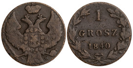 Poland 1 Grosz 1840 MW