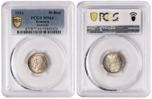 Romania 50 Bani 1914. PCGS MS 64