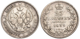 Russia 25 Kopeks 1839